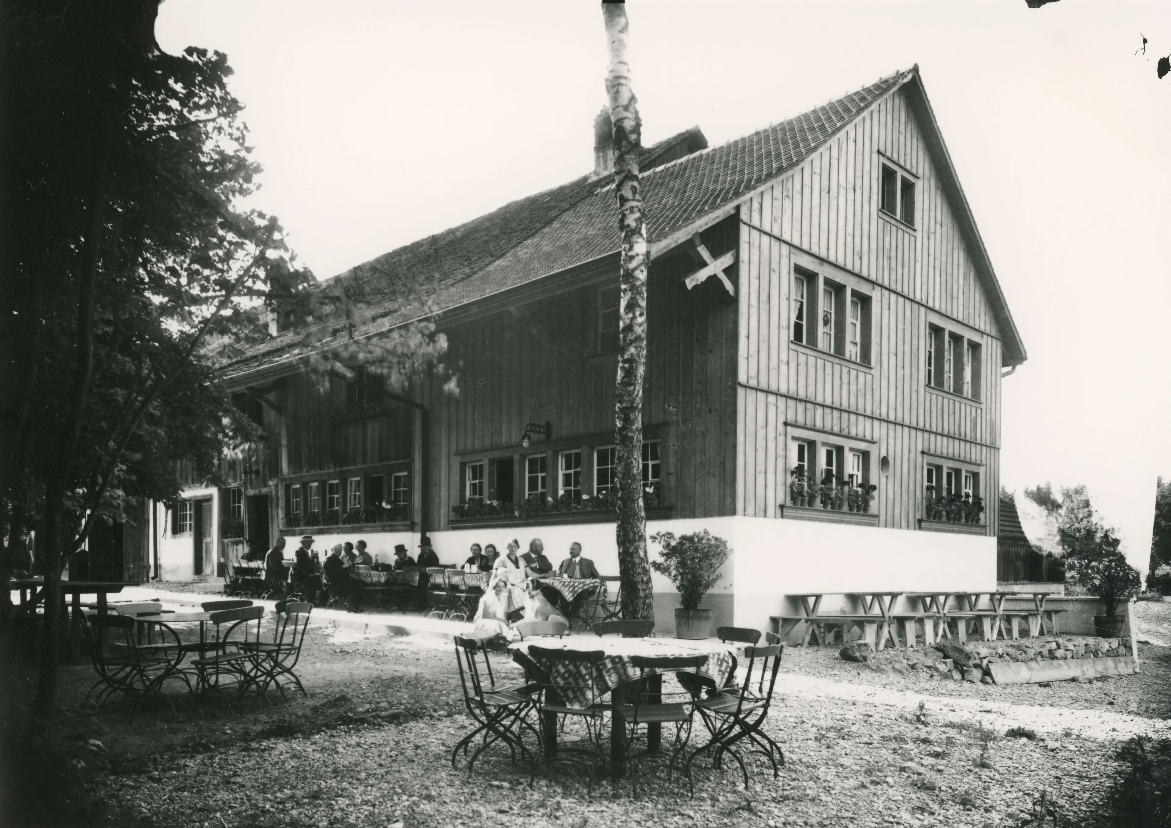 Historische Aufnahme vom Restaurant Eschenberg